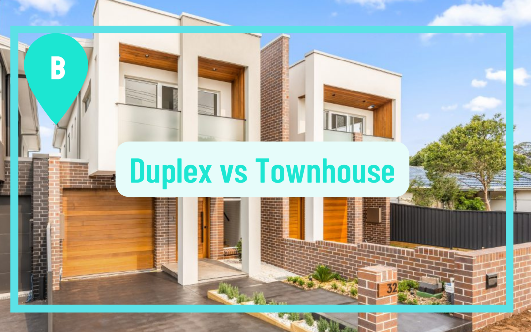 Duplex vs townhouse vs auxiliary unit