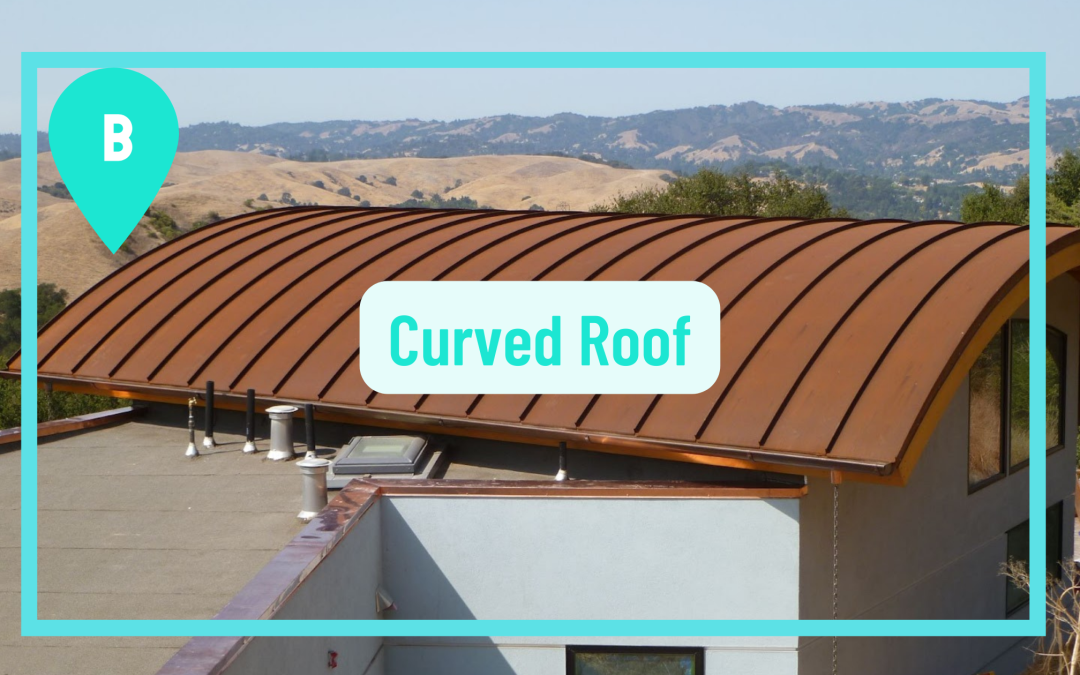 Curved roof house design