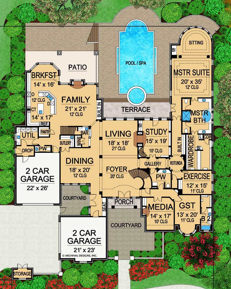 Mansion floor plans - Buildi