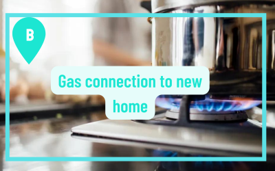 Gas connection process when building a new home